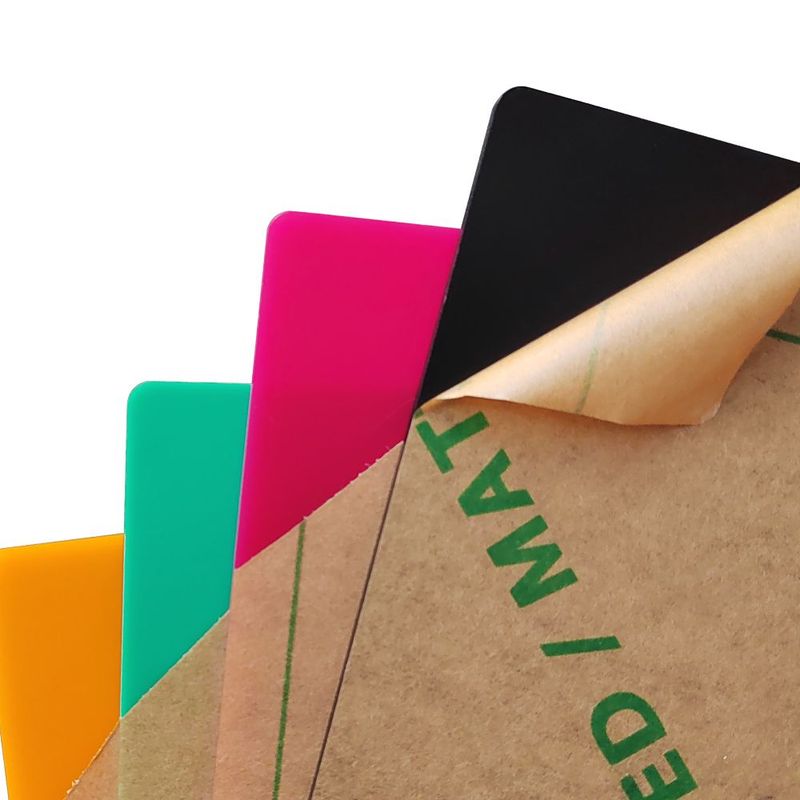 Creality Falcon Series Frosted Colorful Acrylic Sheets 300 x 300 x 3mm - 10pcs