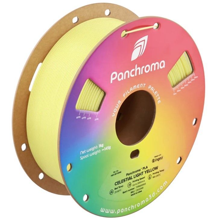 'Panchroma™ PLA Celestial Light Yellow PLA  1Kg