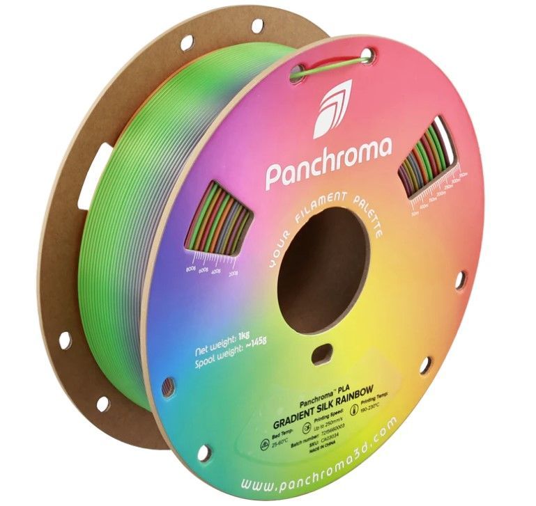 Panchroma™ Gradient Silk PLA Rainbow Panchroma™ Gradient Silk PLA Rainbow