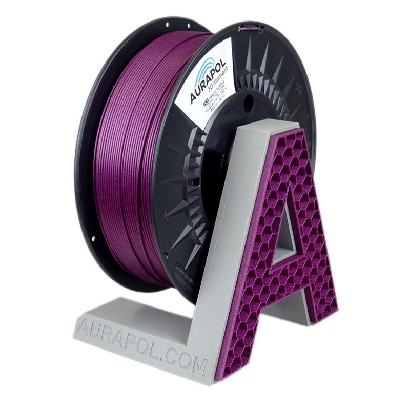AURAPOL PLA 1,75 mm Metallic Purple - 1 kg AURAPOL PLA 1,75 mm Metallic Purple - 1 kg