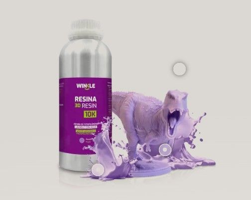 Winkle Resin Purple 10K (Waterafwasbare 3D Hars) 1kg Winkle Resin Purple 10K (Waterafwasbare 3D Hars) 1kg