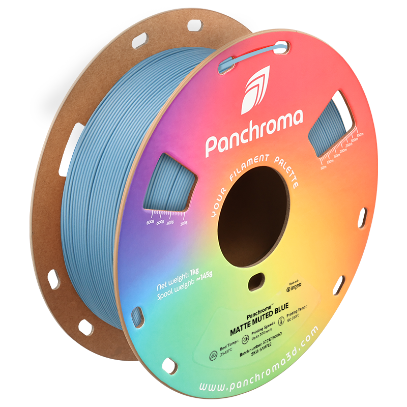 Panchroma™ Matte Muted Blue PLA 1KG Panchroma™ Matte Muted Blue PLA 1KG