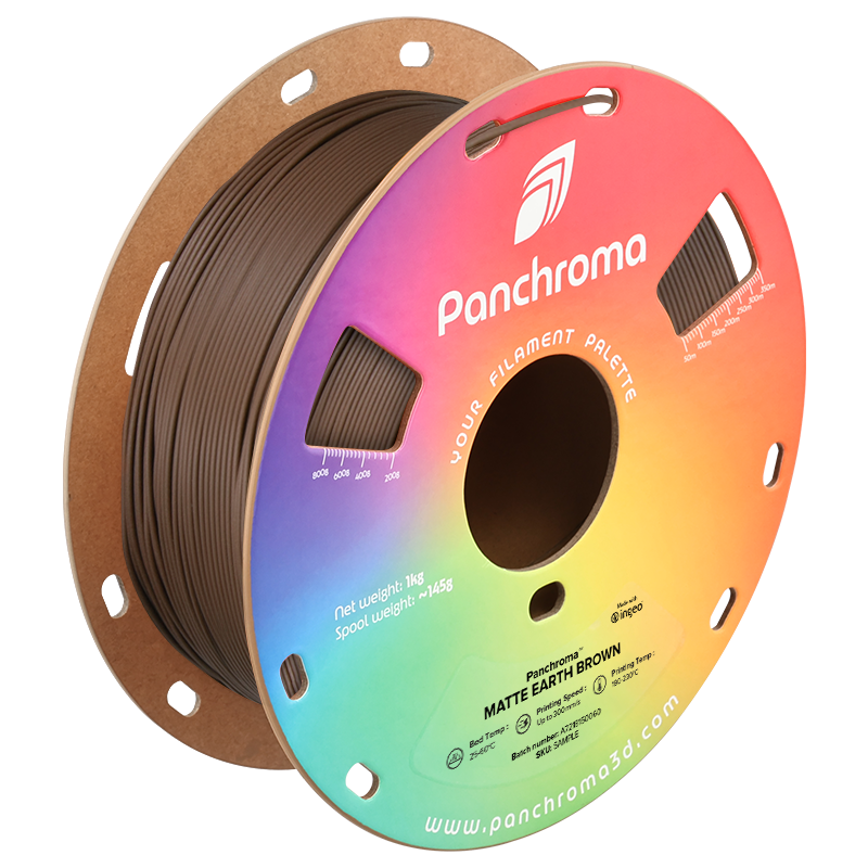 Panchroma™ Matte Earth Brown PLA 1Kg Panchroma™ Matte Earth Brown PLA 1Kg