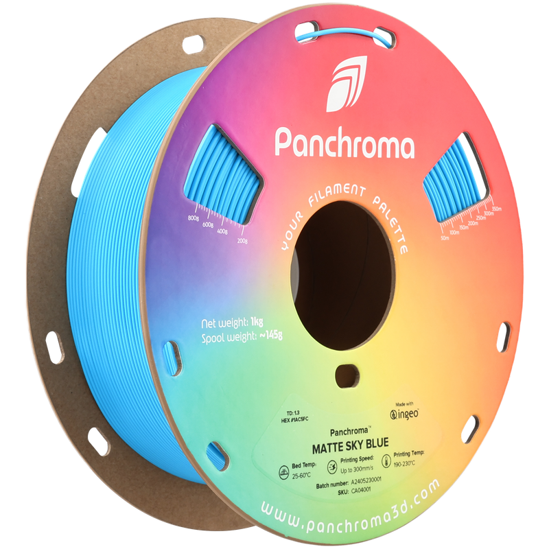 Panchroma™ Matte Sky Blue PLA 1Kg Panchroma™ Matte Sky Blue PLA 1Kg