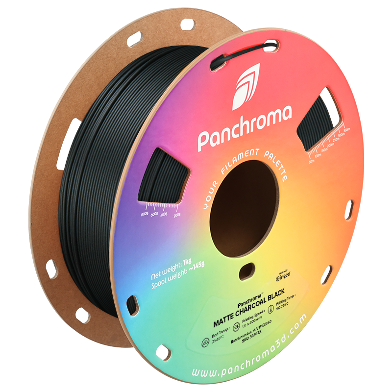Panchroma™ Matte Charcoal Black PLA 1KG Panchroma™ Matte Charcoal Black PLA 1KG