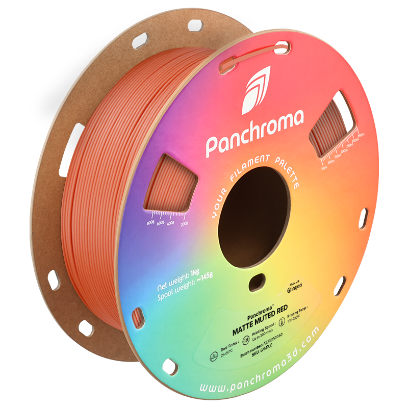 Panchroma™ Matte Muted Red PLA 1KG Panchroma™ Matte Muted Red PLA 1KG