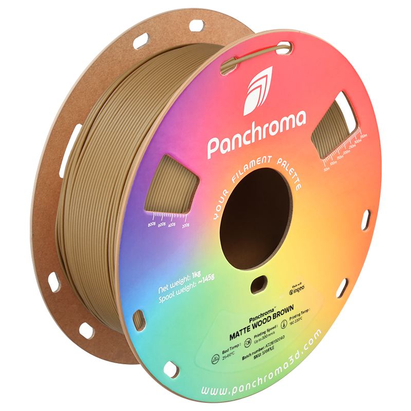 Panchroma™ Matte Wood Brown PLA 1KG Panchroma™ Matte Wood Brown PLA 1KG