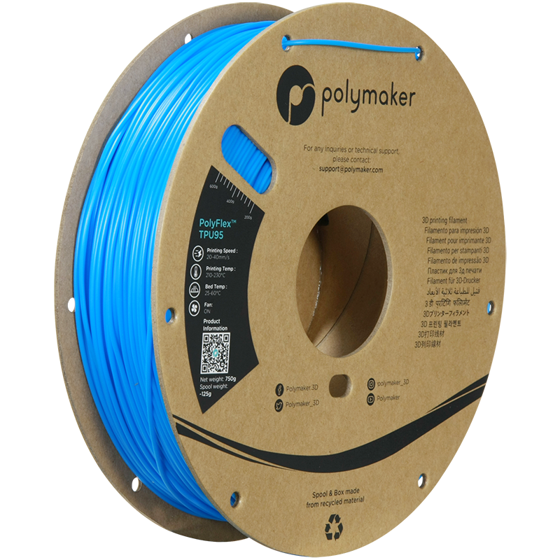PolyFlex™ TPU95 Blue 750g PolyFlex™ TPU95 Blue 750g