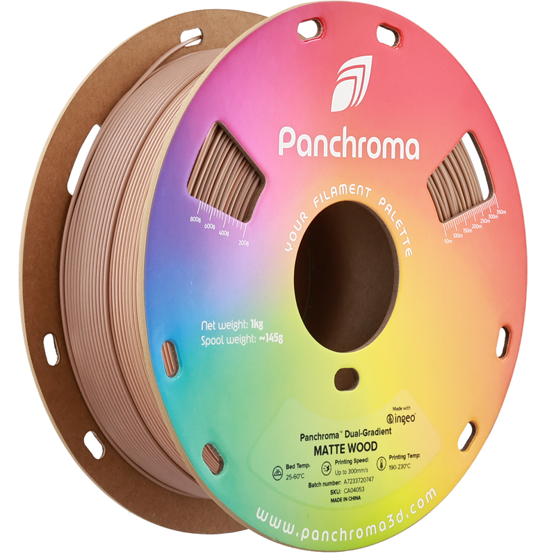 Panchroma™ Dual Gradient Matte Wood (PLA 1KG) Panchroma™ Dual Gradient Matte Wood (PLA 1KG)