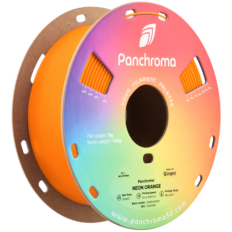 'Panchroma™ PLA Neon Orange 1Kg 'Panchroma™ PLA Neon Orange 1Kg