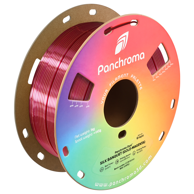 Panchroma™ Dual Silk Banquet (Gold-Magenta) PLA 1,75mm - 1KG Panchroma™ Dual Silk Banquet (Gold-Magenta) PLA 1,75mm - 1KG