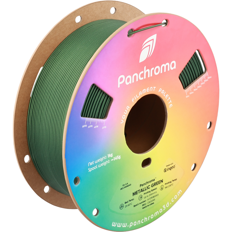 'Panchroma™ Metallic Green PLA 1Kg 'Panchroma™ Metallic Green PLA 1Kg