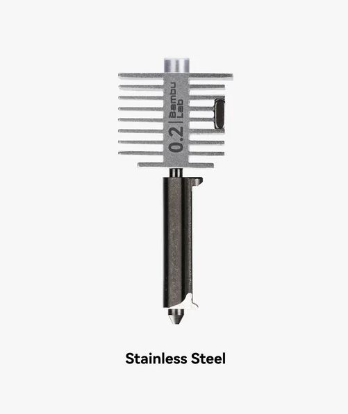 Bambu Hotend - A1 Series - 0,2mm Stainless Steel Bambu Hotend - A1 Series - 0,2mm Stainless Steel