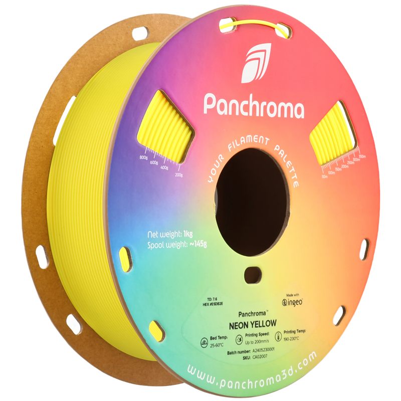 'Panchroma™ PLA Neon Yellow 1Kg 'Panchroma™ PLA Neon Yellow 1Kg