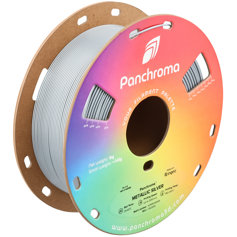 'Panchroma™ Metallic Silver PLA 1Kg 'Panchroma™ Metallic Silver PLA 1Kg