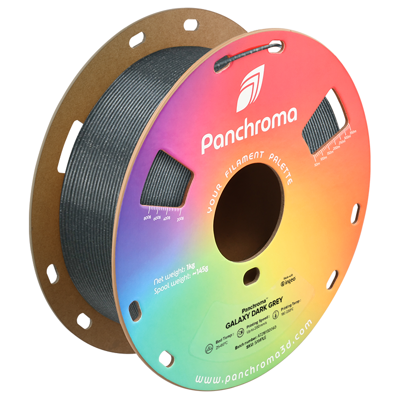Panchroma™ Galaxy Dark Grey PLA 1KG Panchroma™ Galaxy Dark Grey PLA 1KG