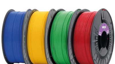 PLA-HD 1.75 MM pakket 4 basiskleuren Rood-Geel-Blauw-Groen 4x1KG