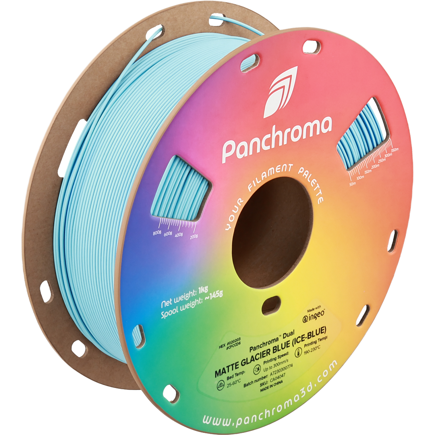 Panchroma™ Dual Glacier (Ice - Blue) PLA 1KG Panchroma™ Dual Glacier (Ice - Blue) PLA 1KG