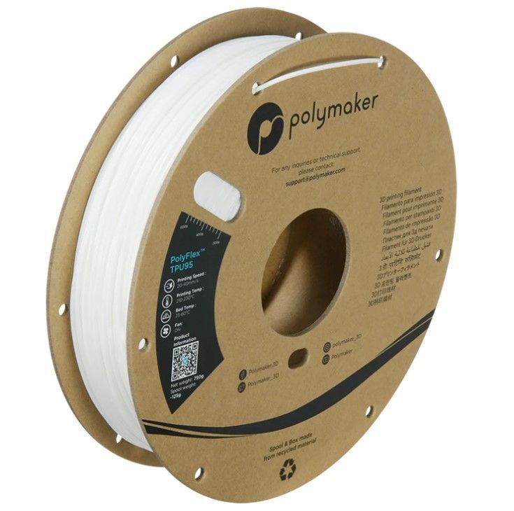 PolyFlex™ TPU95 HF White 1kg PolyFlex™ TPU95 HF White 1kg