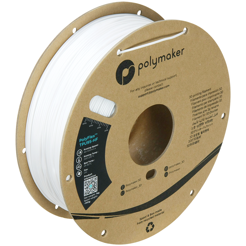 PolyFlex™ TPU95 HF White 1kg PolyFlex™ TPU95 HF White 1kg