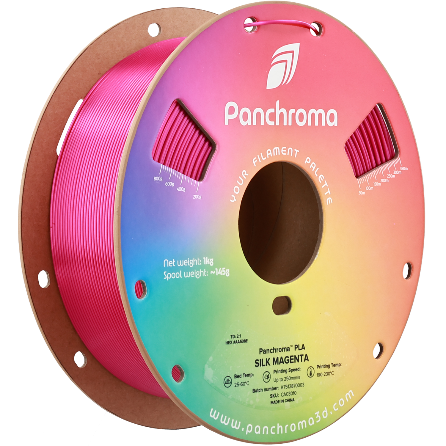 Panchroma Silk Magenta PLA 1,75mm - 1KG Panchroma Silk Magenta PLA 1,75mm - 1KG