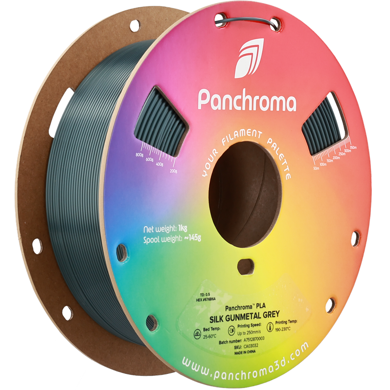 Panchroma Silk Gunmetal Grey PLA 1,75mm - 1KG