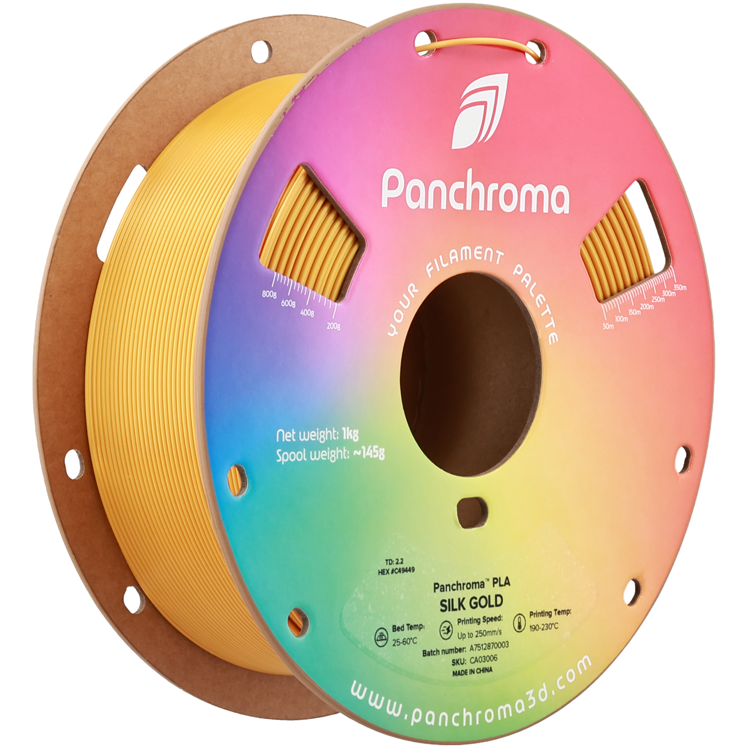Panchroma Silk Gold PLA 1,75mm - 1KG Panchroma Silk Gold PLA 1,75mm - 1KG