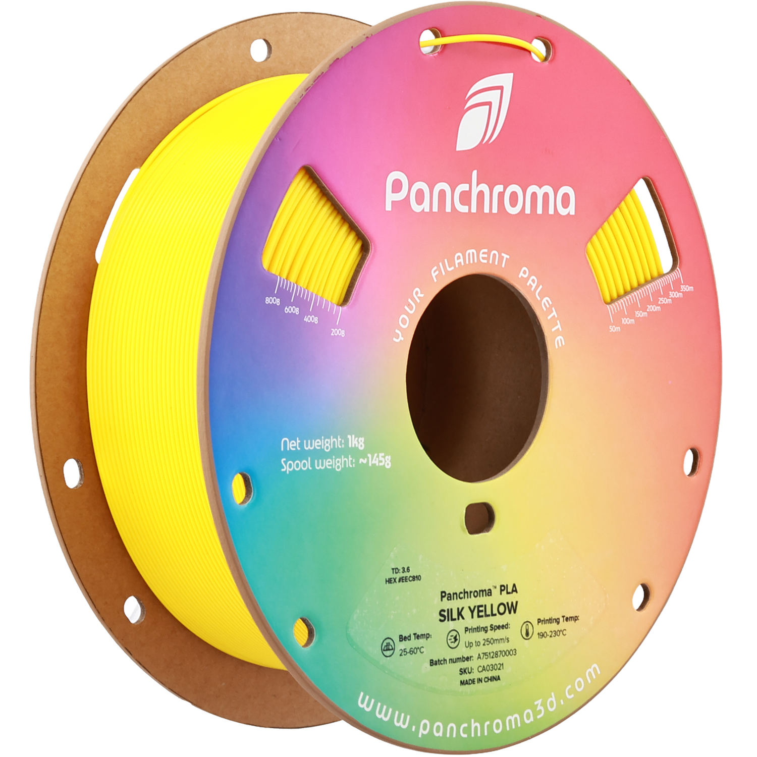 Panchroma Silk Yellow PLA 1,75mm - 1KG