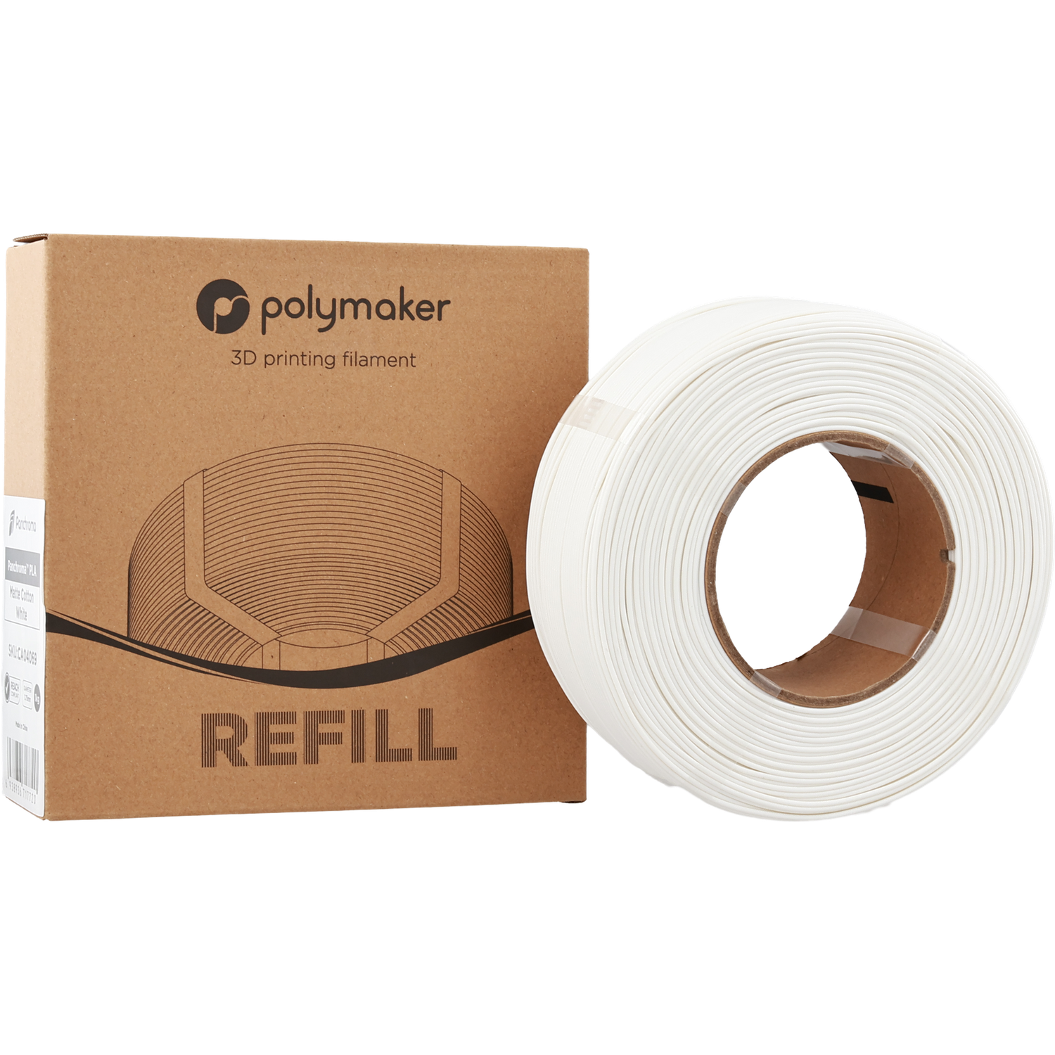 Panchroma™ PLA Refill Matte Cotton White 1kg
