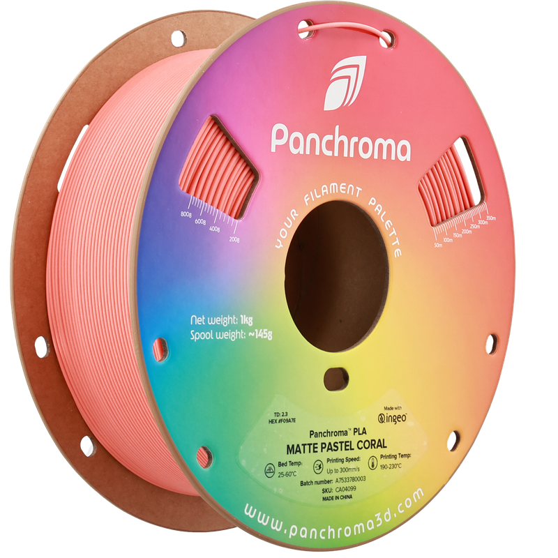 Panchroma™ Matte Pastel Coral PLA 1KG Panchroma™ Matte Pastel Coral PLA 1KG