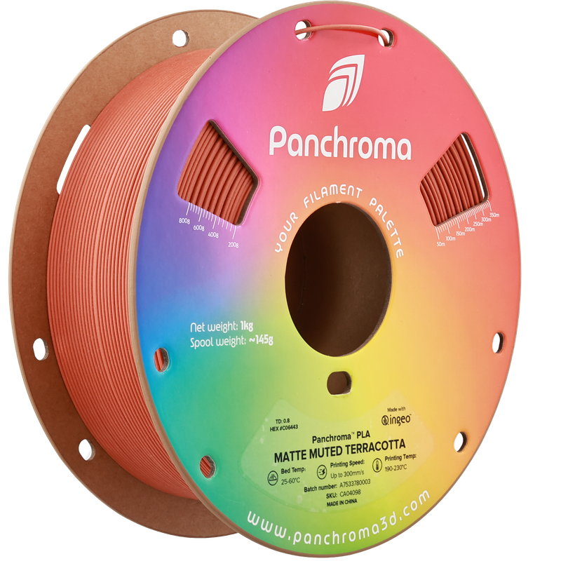 Panchroma™ Matte Muted Terracotta PLA 1KG Panchroma™ Matte Muted Terracotta PLA 1KG