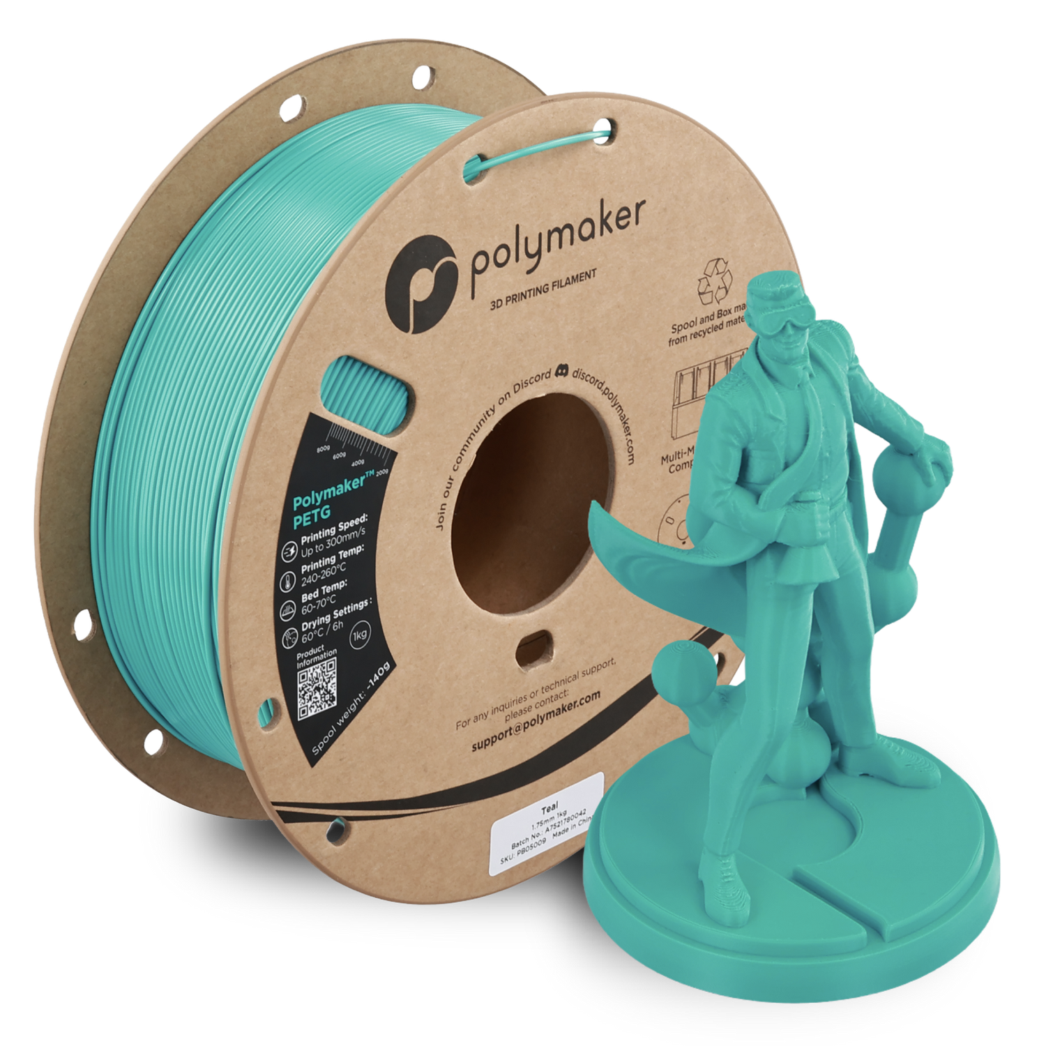 Polymaker PETG Teal 1Kg