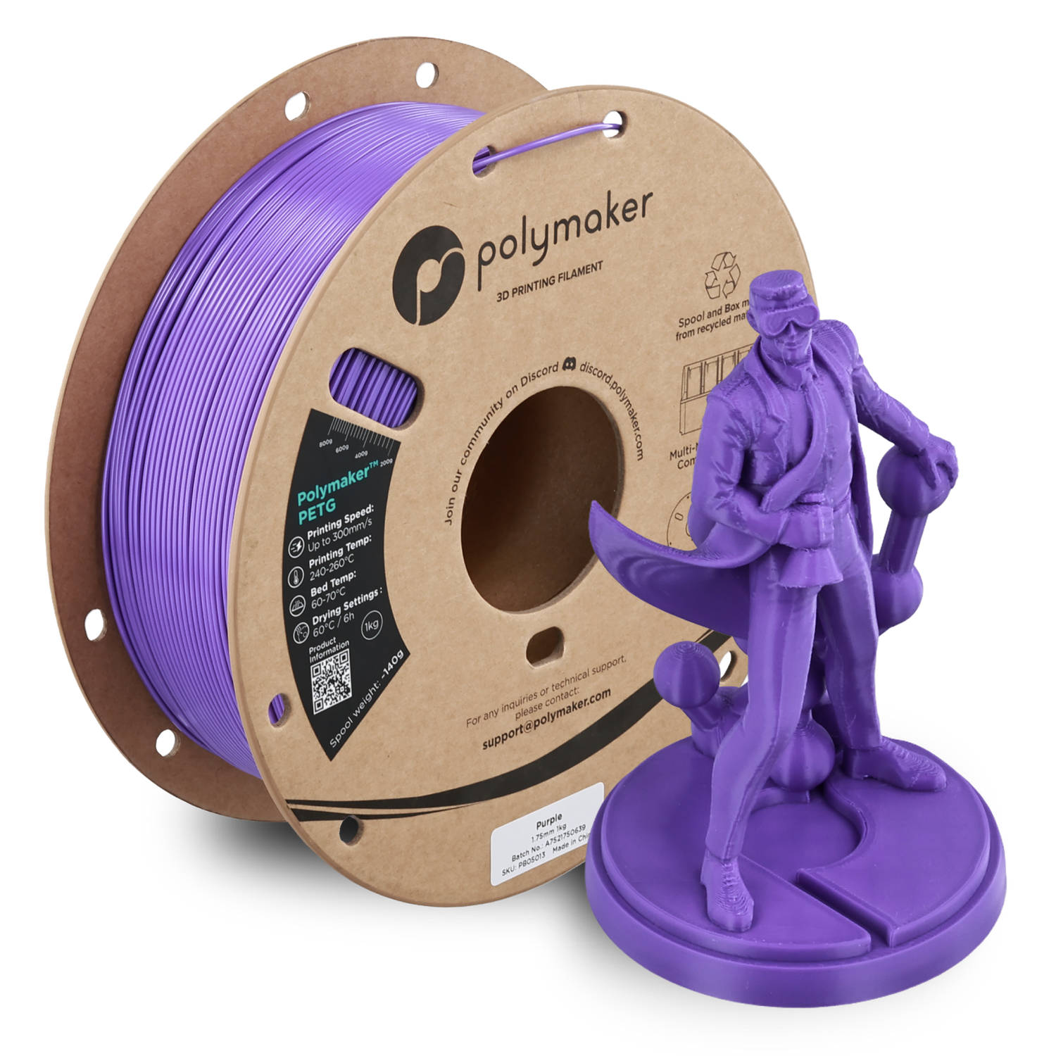 Polymaker PETG Purple 1Kg Polymaker PETG Purple 1Kg