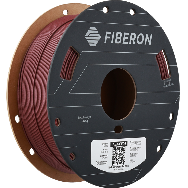 Fiberon™ ASA-CF08 Dark Red 0,5kg Fiberon™ ASA-CF08 Dark Red 0,5kg