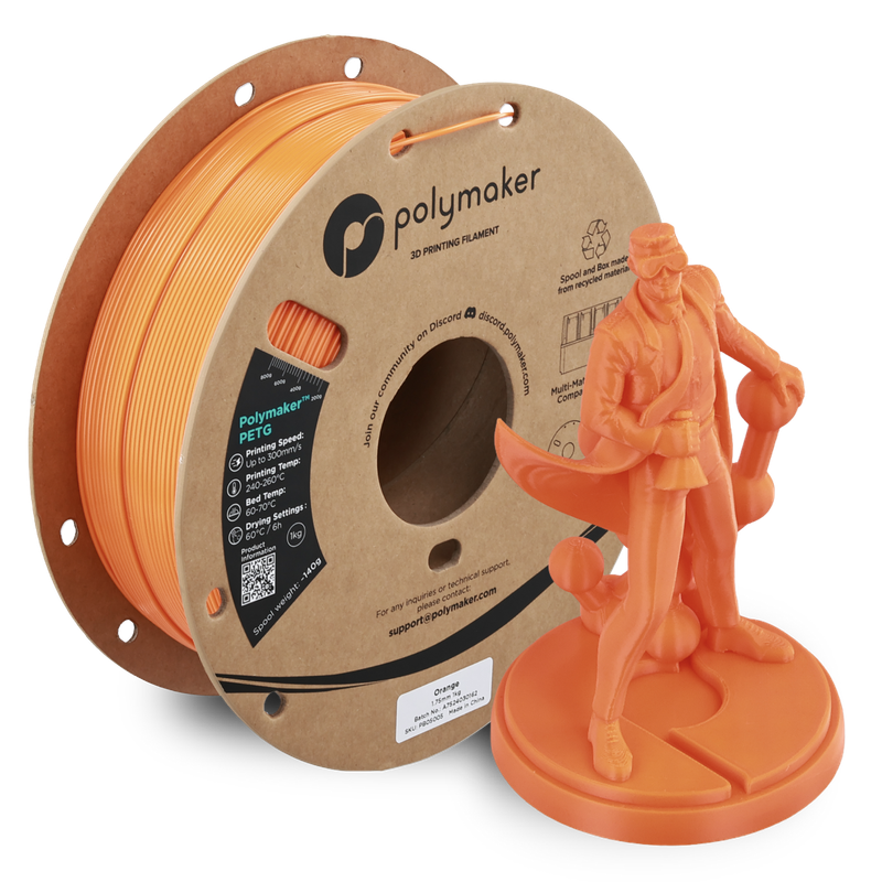 Polymaker PETG Orange 1Kg Polymaker PETG Orange 1Kg