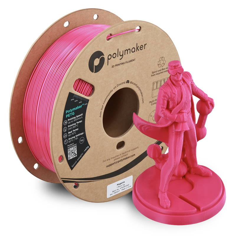 Polymaker PETG Magenta 1Kg Polymaker PETG Magenta 1Kg