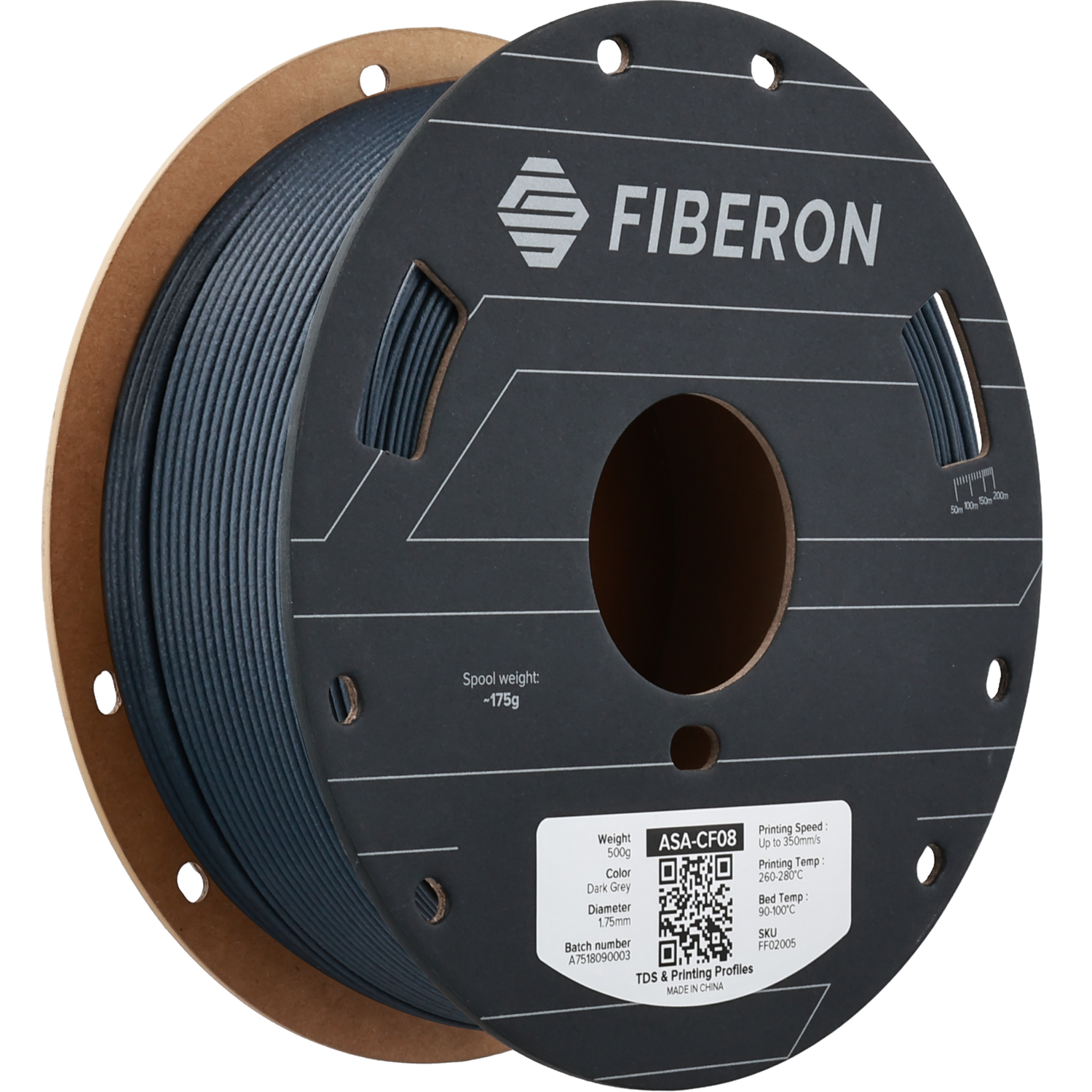Fiberon™ ASA-CF08 Dark Grey 0,5kg Fiberon™ ASA-CF08 Dark Grey 0,5kg