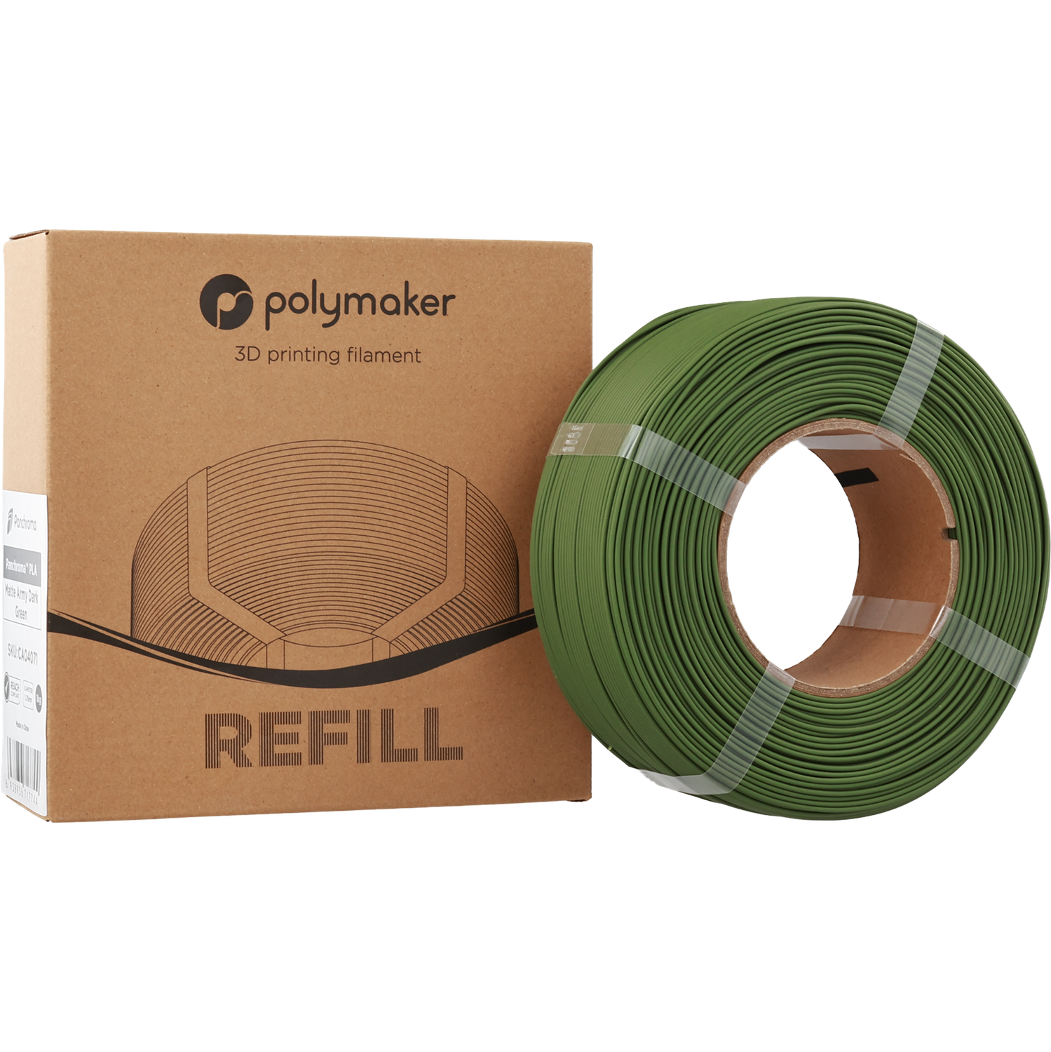 Panchroma™ PLA Refill Matte Army Dark Green 1kg