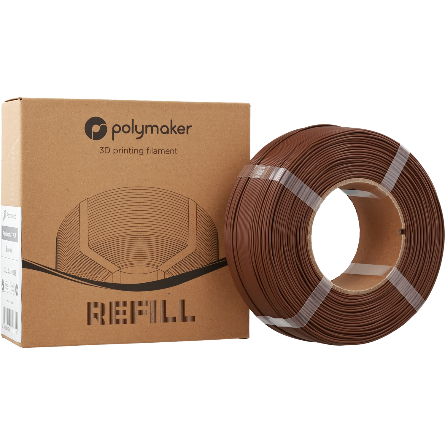 Panchroma™ PLA Refill Basic Brown 1kg Panchroma™ PLA Refill Basic Brown 1kg