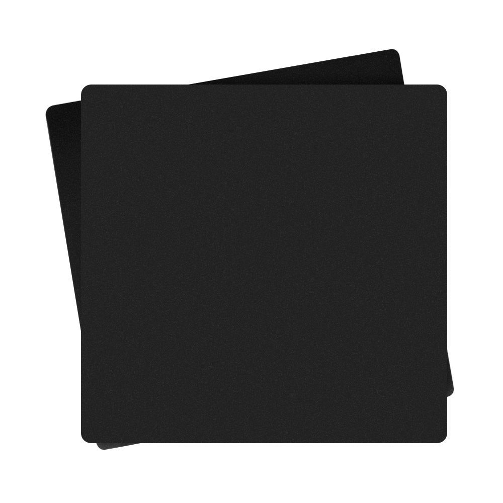 Creality Falcon Series Opaque Glossy Black Acrylic Sheets 300 x 300 x 3mm - 1pcs