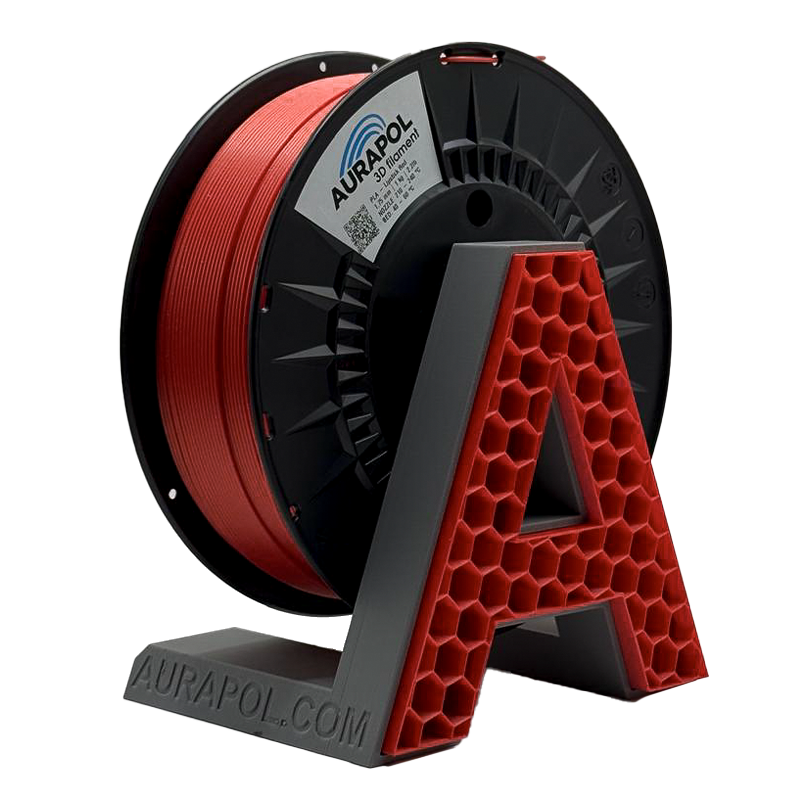 AURAPOL PLA 1,75 mm Lipstick Red - 1 kg