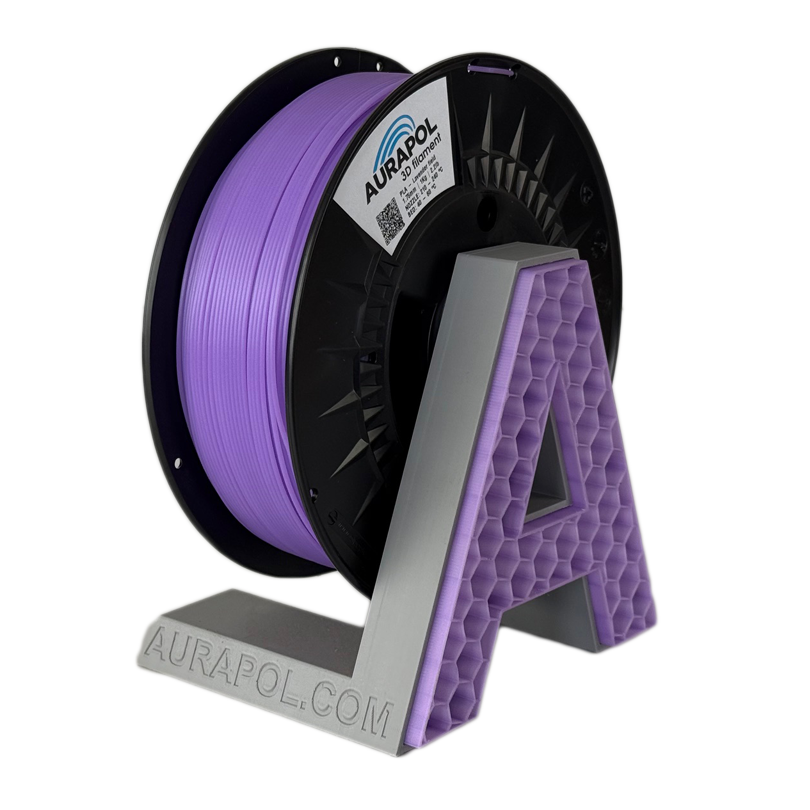 AURAPOL PLA 1,75 mm Lavender field partially transparent - 1 kg AURAPOL PLA 1,75 mm Lavender field partially transparent - 1 kg