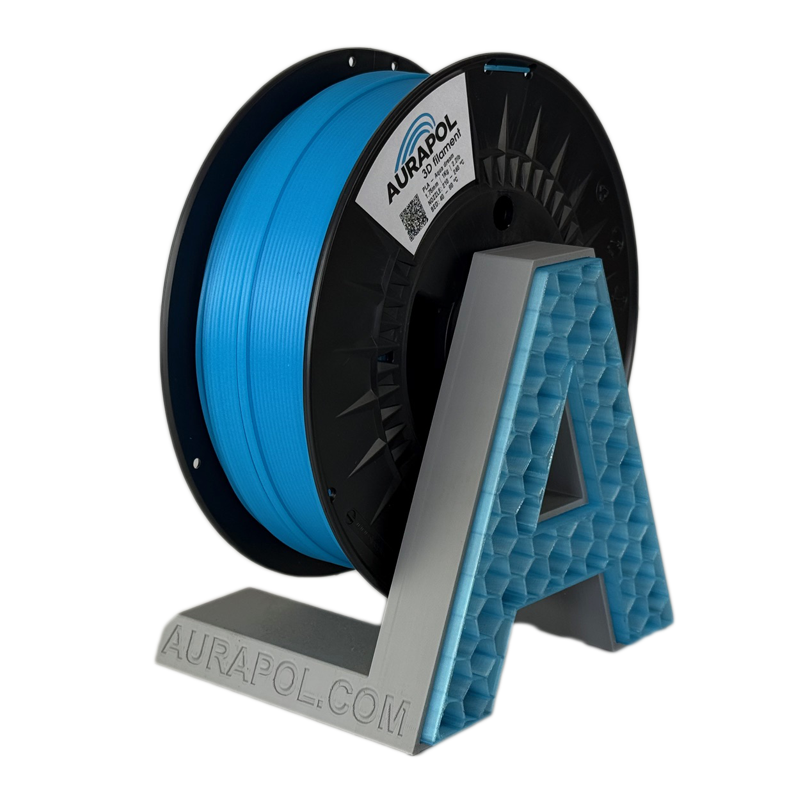 AURAPOL PLA 1,75 mm Aqua dream partially transparent - 1 kg AURAPOL PLA 1,75 mm Aqua dream partially transparent - 1 kg