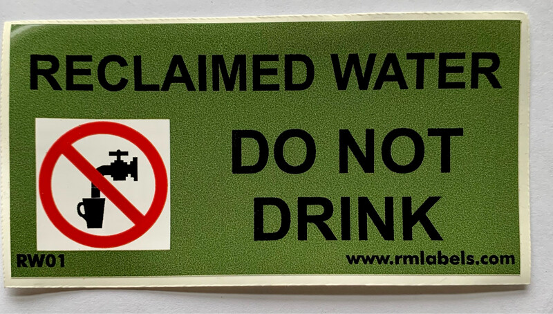 Grey Water Sticker