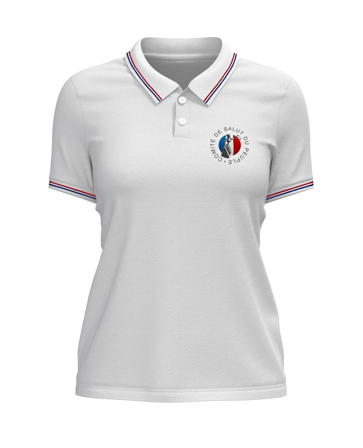 POLO CSP BLANC UNISEXE - TAILLE A SPECIFIER