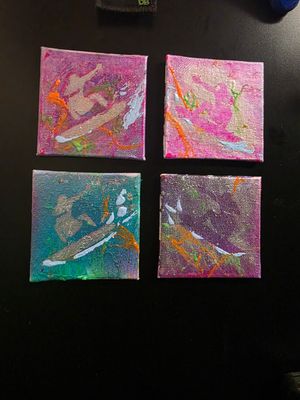 Surfer Dude Magnet Art