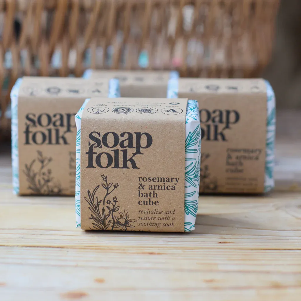 Soap Folk Rosemary &amp; Arnica Bath Cube