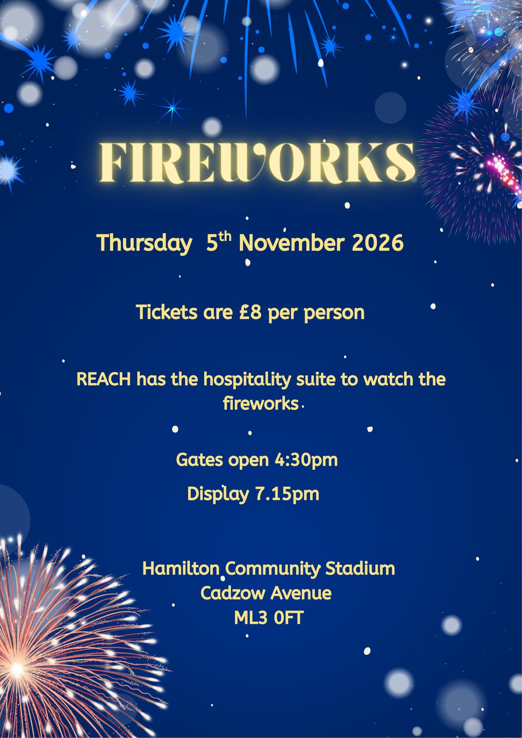 Fireworks Display 2026