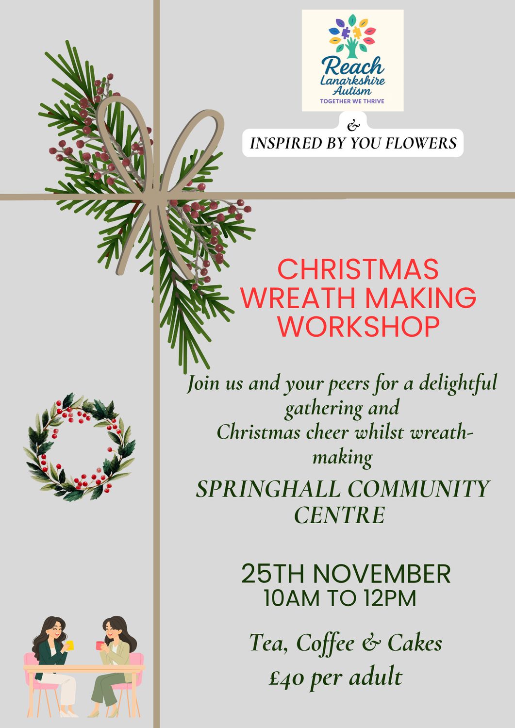 Christmas Wreath Making Workshop (for non members)