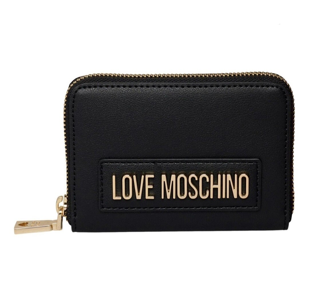 LOVE MOSCHINO 
Black Lettering purse